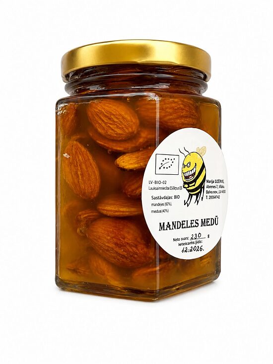Mandeles medū BIO 
