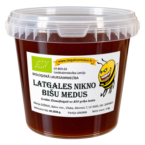 Medus no BIO griķu lauka, Augusts 2026.