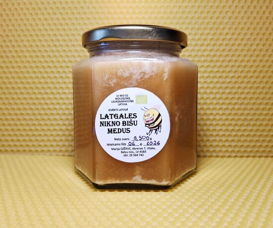 BIO MEDUS 0,500kg (DAŽĀDU ZIEDU)